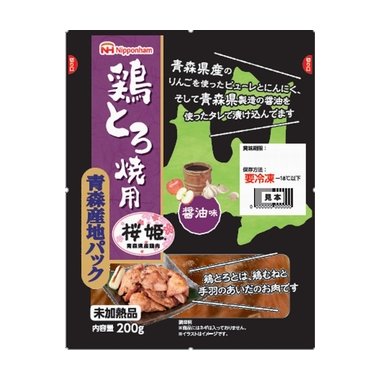青森県産桜姫®使用 鶏とろシリーズ | 商品案内 | 日本ピュアフード株式会社