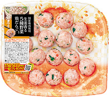 生姜香る5種野菜入り鶏だんご