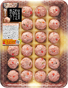 れんこん・ごぼう入り鶏だんご