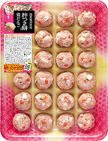 杵つき餅入り鶏だんご